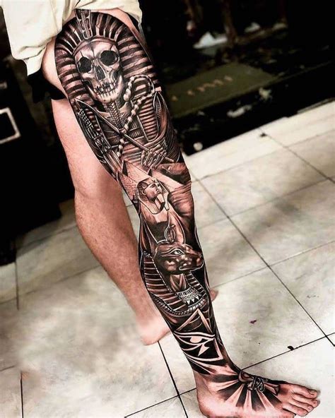 legs tattoo for men